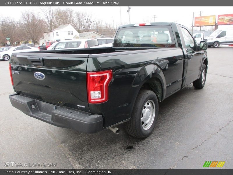 Green Gem / Medium Earth Gray 2016 Ford F150 XL Regular Cab