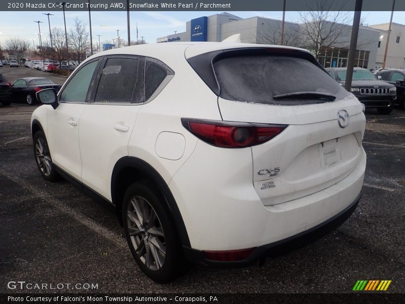 Snowflake White Pearl / Parchment 2020 Mazda CX-5 Grand Touring AWD