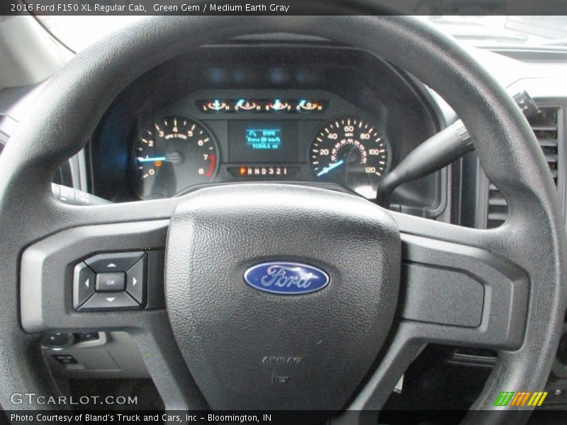 Green Gem / Medium Earth Gray 2016 Ford F150 XL Regular Cab