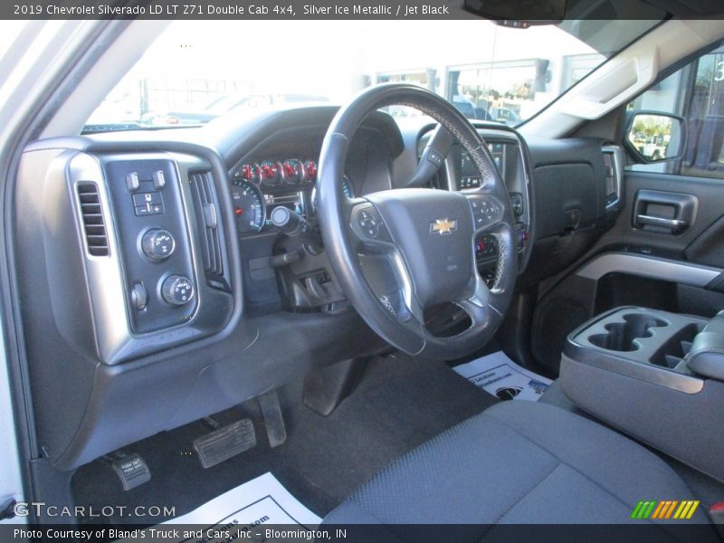 Silver Ice Metallic / Jet Black 2019 Chevrolet Silverado LD LT Z71 Double Cab 4x4