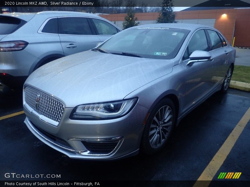 Silver Radiance / Ebony 2020 Lincoln MKZ AWD