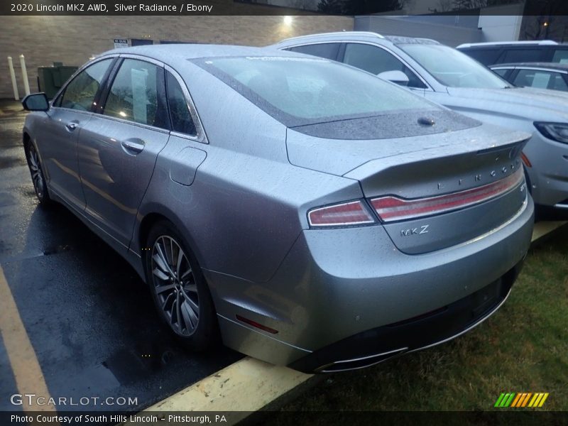 Silver Radiance / Ebony 2020 Lincoln MKZ AWD