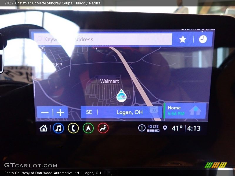 Controls of 2022 Corvette Stingray Coupe