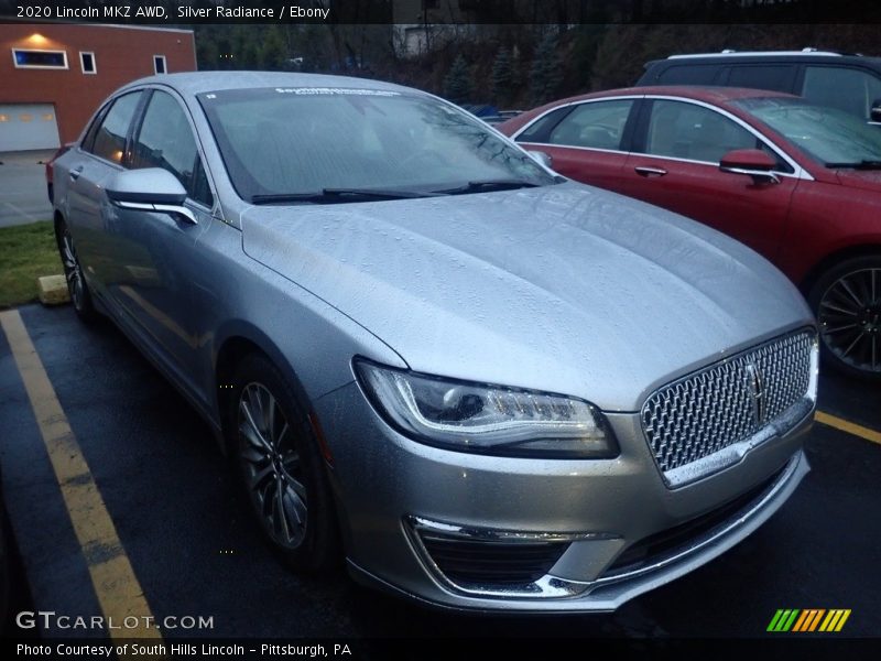 Front 3/4 View of 2020 MKZ AWD