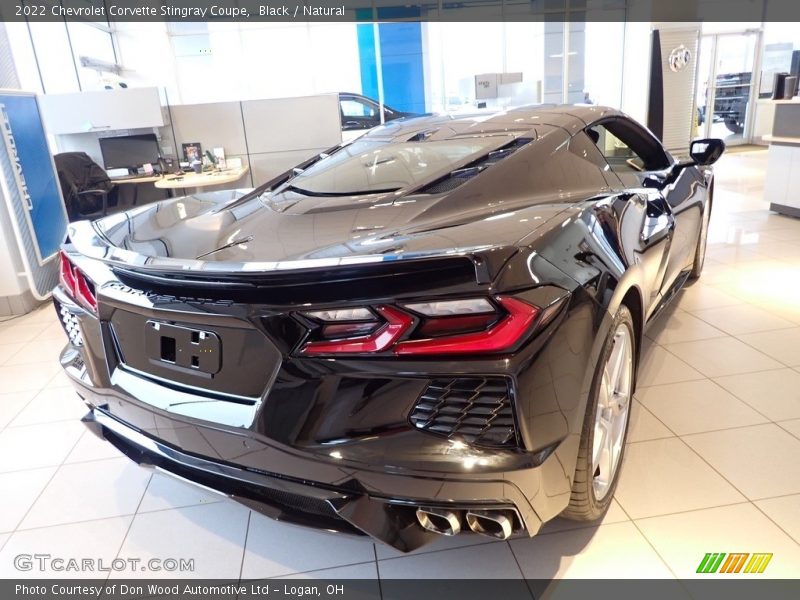 Black / Natural 2022 Chevrolet Corvette Stingray Coupe