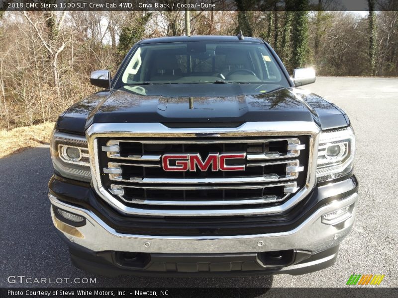 Onyx Black / Cocoa/­Dune 2018 GMC Sierra 1500 SLT Crew Cab 4WD