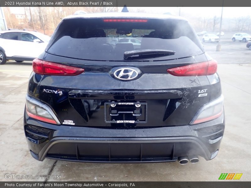 Abyss Black Pearl / Black 2023 Hyundai Kona N Line AWD