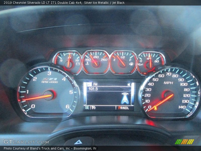 Silver Ice Metallic / Jet Black 2019 Chevrolet Silverado LD LT Z71 Double Cab 4x4