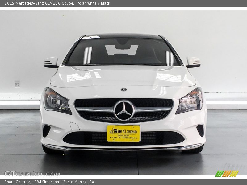 Polar White / Black 2019 Mercedes-Benz CLA 250 Coupe