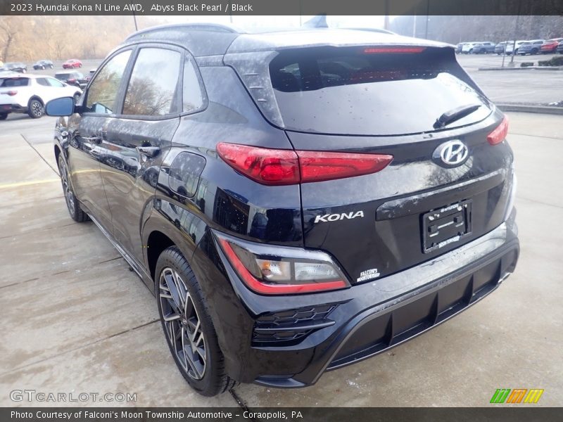 Abyss Black Pearl / Black 2023 Hyundai Kona N Line AWD