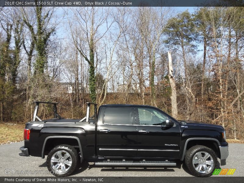 Onyx Black / Cocoa/­Dune 2018 GMC Sierra 1500 SLT Crew Cab 4WD