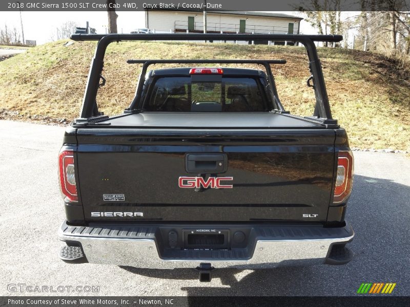 Onyx Black / Cocoa/­Dune 2018 GMC Sierra 1500 SLT Crew Cab 4WD