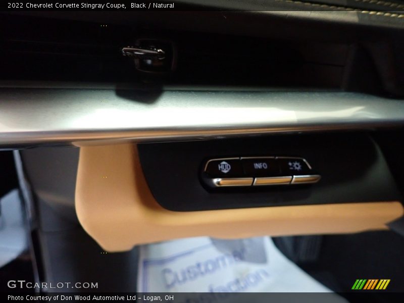 Black / Natural 2022 Chevrolet Corvette Stingray Coupe