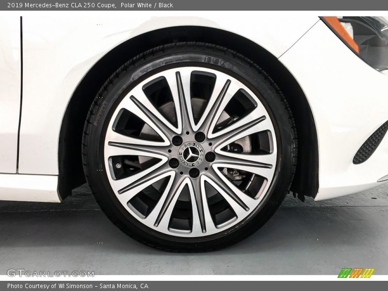Polar White / Black 2019 Mercedes-Benz CLA 250 Coupe
