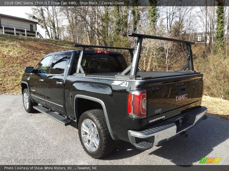 Onyx Black / Cocoa/­Dune 2018 GMC Sierra 1500 SLT Crew Cab 4WD