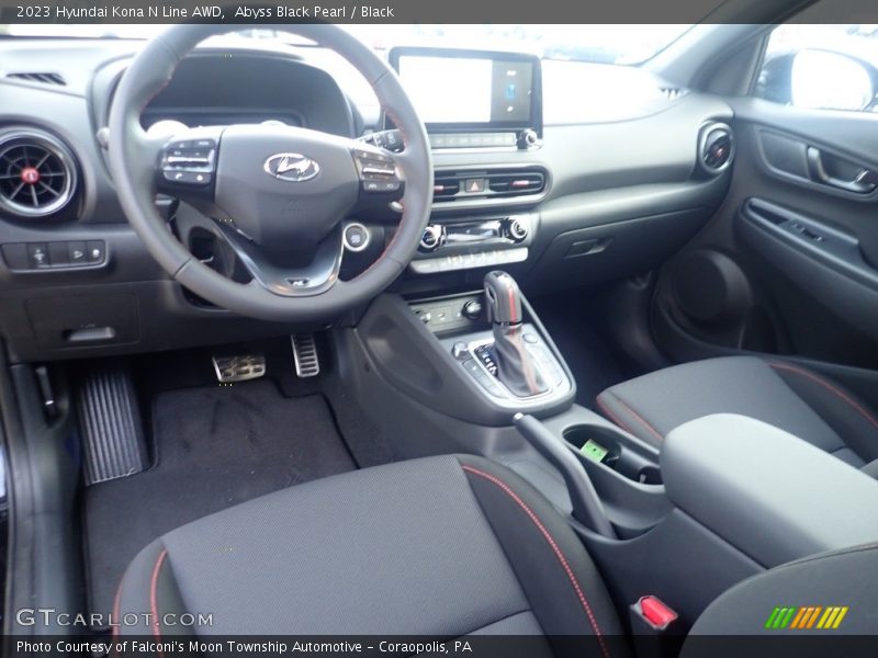 Abyss Black Pearl / Black 2023 Hyundai Kona N Line AWD