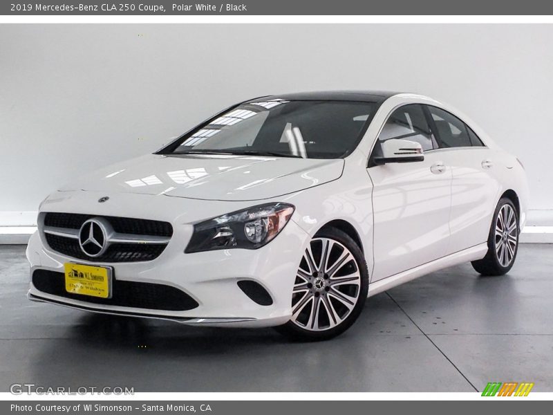 Polar White / Black 2019 Mercedes-Benz CLA 250 Coupe