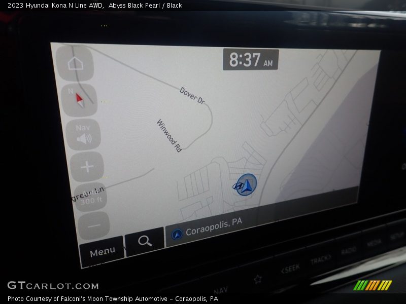 Abyss Black Pearl / Black 2023 Hyundai Kona N Line AWD