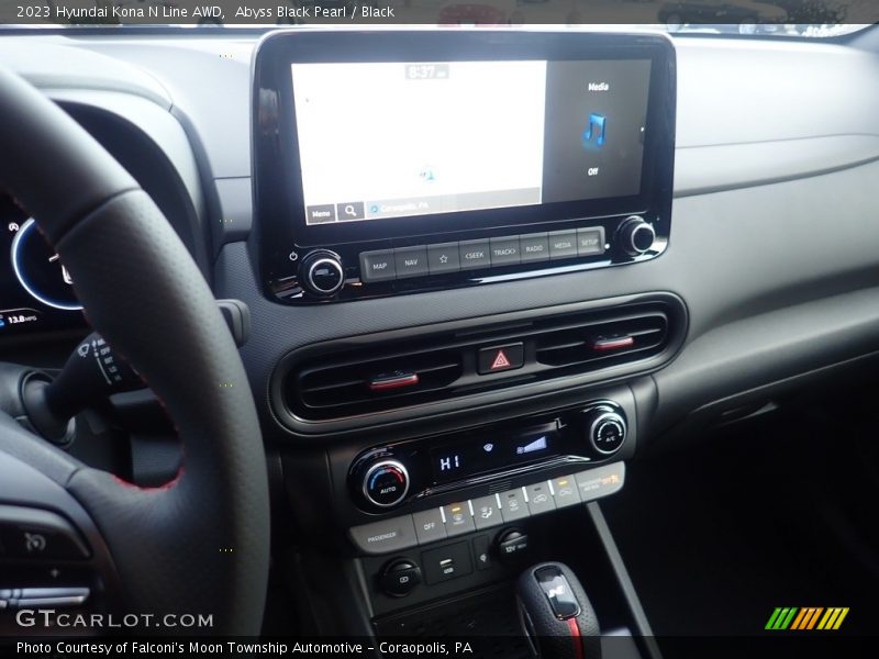 Abyss Black Pearl / Black 2023 Hyundai Kona N Line AWD