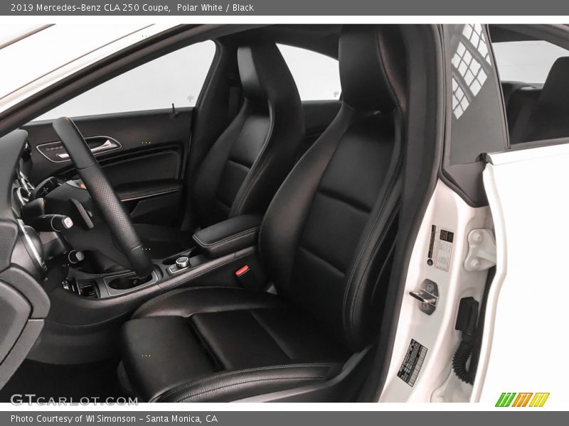 Polar White / Black 2019 Mercedes-Benz CLA 250 Coupe