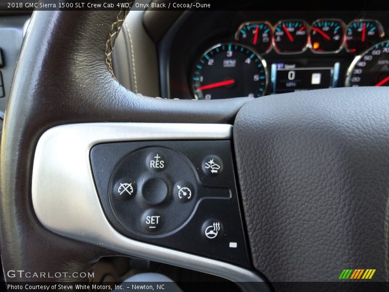Onyx Black / Cocoa/­Dune 2018 GMC Sierra 1500 SLT Crew Cab 4WD
