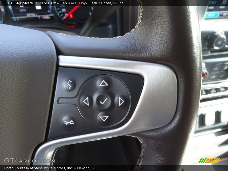 Onyx Black / Cocoa/­Dune 2018 GMC Sierra 1500 SLT Crew Cab 4WD