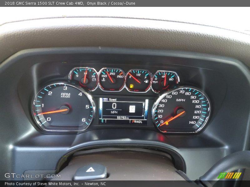 Onyx Black / Cocoa/­Dune 2018 GMC Sierra 1500 SLT Crew Cab 4WD