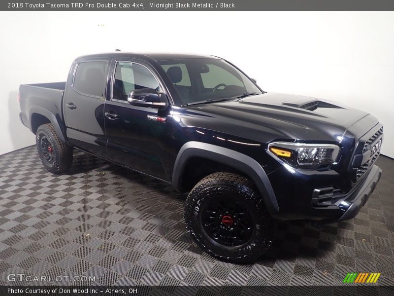 Midnight Black Metallic / Black 2018 Toyota Tacoma TRD Pro Double Cab 4x4