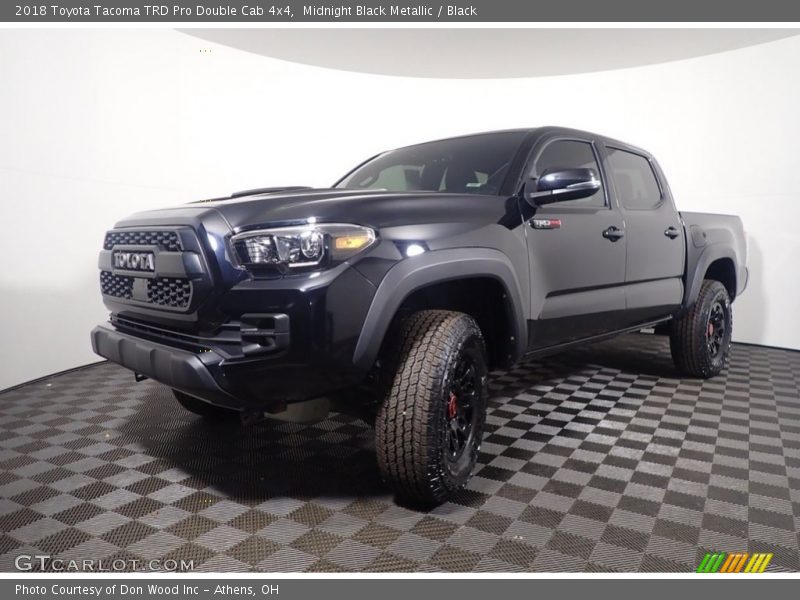 Midnight Black Metallic / Black 2018 Toyota Tacoma TRD Pro Double Cab 4x4