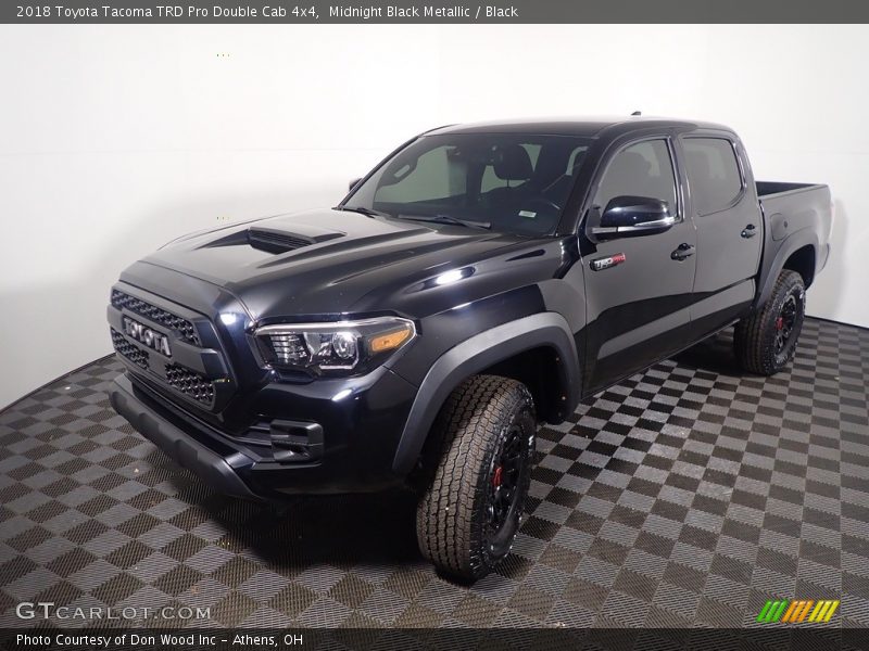 Midnight Black Metallic / Black 2018 Toyota Tacoma TRD Pro Double Cab 4x4