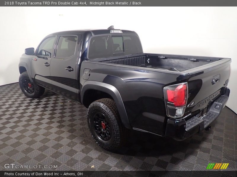 Midnight Black Metallic / Black 2018 Toyota Tacoma TRD Pro Double Cab 4x4