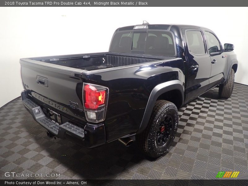 Midnight Black Metallic / Black 2018 Toyota Tacoma TRD Pro Double Cab 4x4