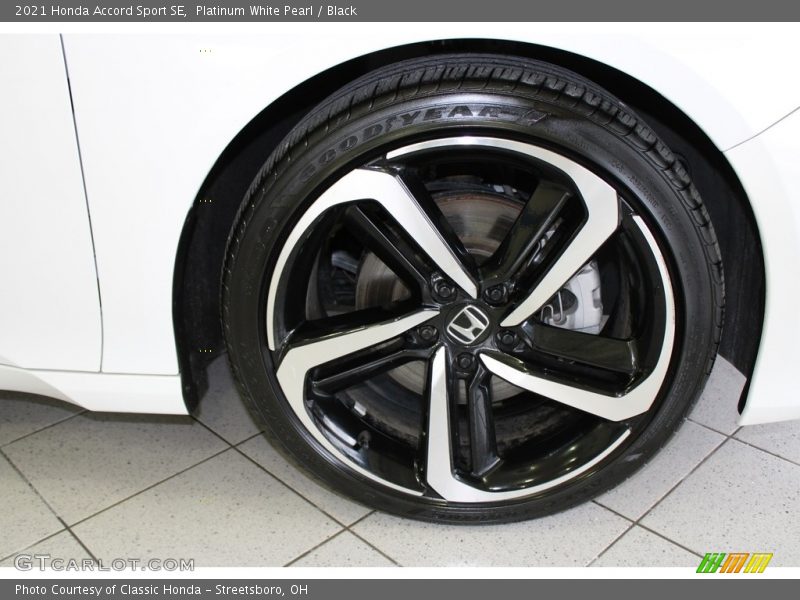 Platinum White Pearl / Black 2021 Honda Accord Sport SE