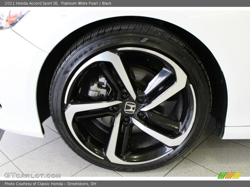 Platinum White Pearl / Black 2021 Honda Accord Sport SE