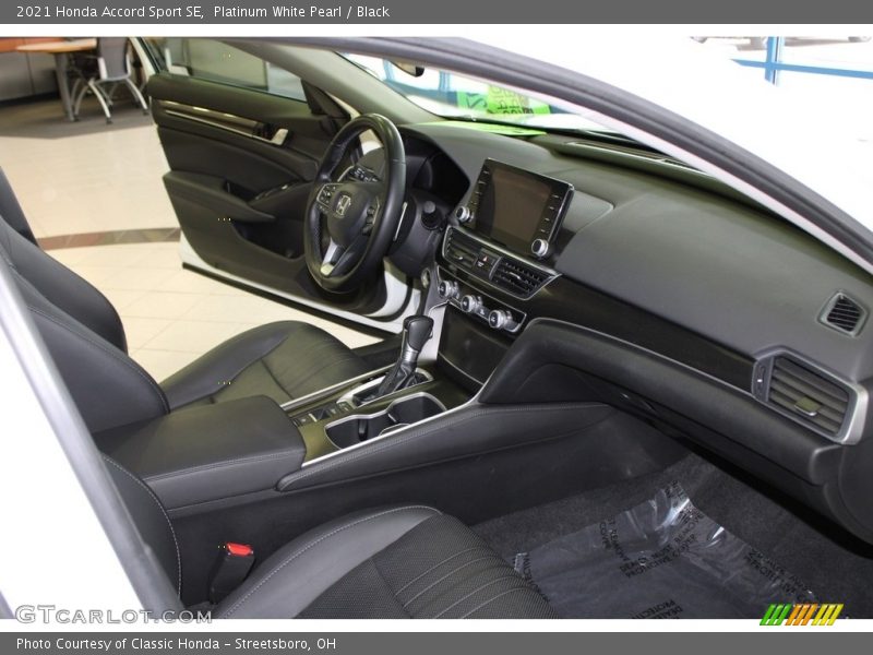 Platinum White Pearl / Black 2021 Honda Accord Sport SE