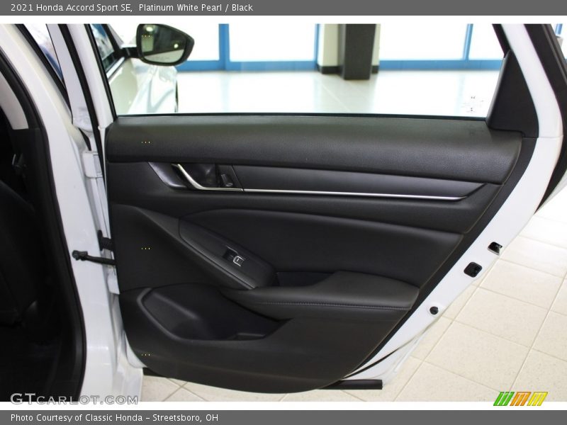 Platinum White Pearl / Black 2021 Honda Accord Sport SE