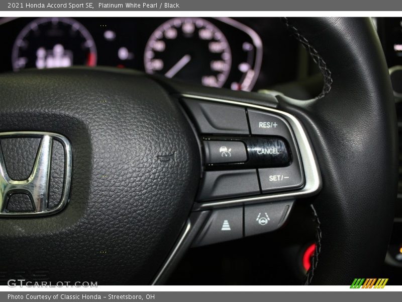 Platinum White Pearl / Black 2021 Honda Accord Sport SE