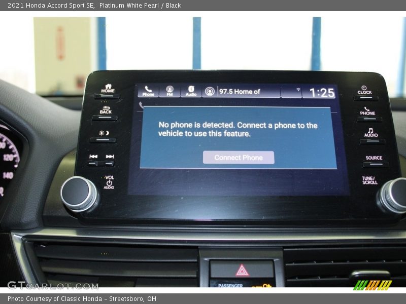 Platinum White Pearl / Black 2021 Honda Accord Sport SE