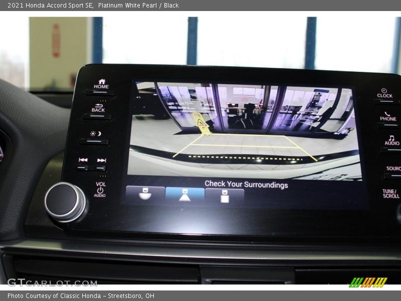 Platinum White Pearl / Black 2021 Honda Accord Sport SE