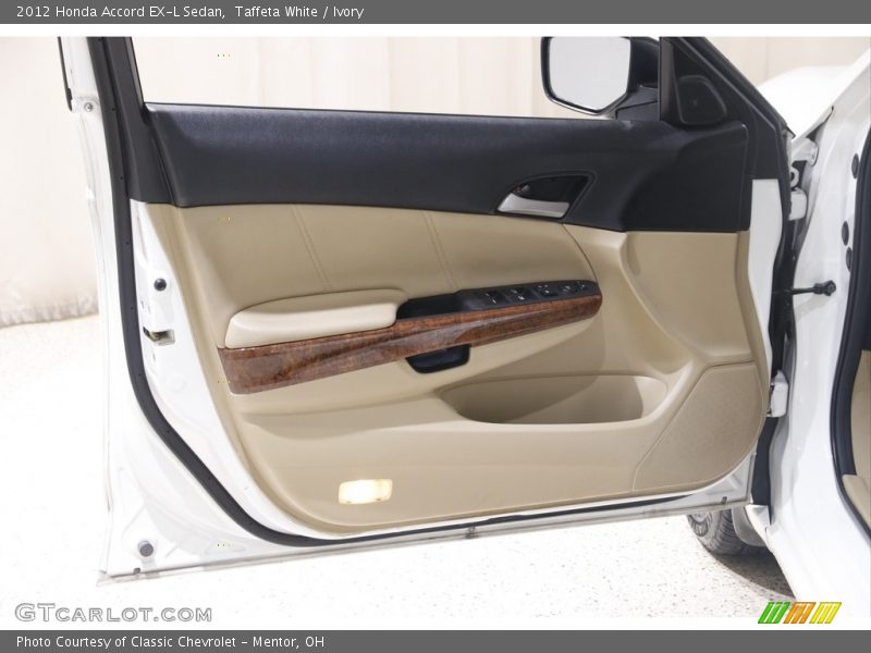 Taffeta White / Ivory 2012 Honda Accord EX-L Sedan