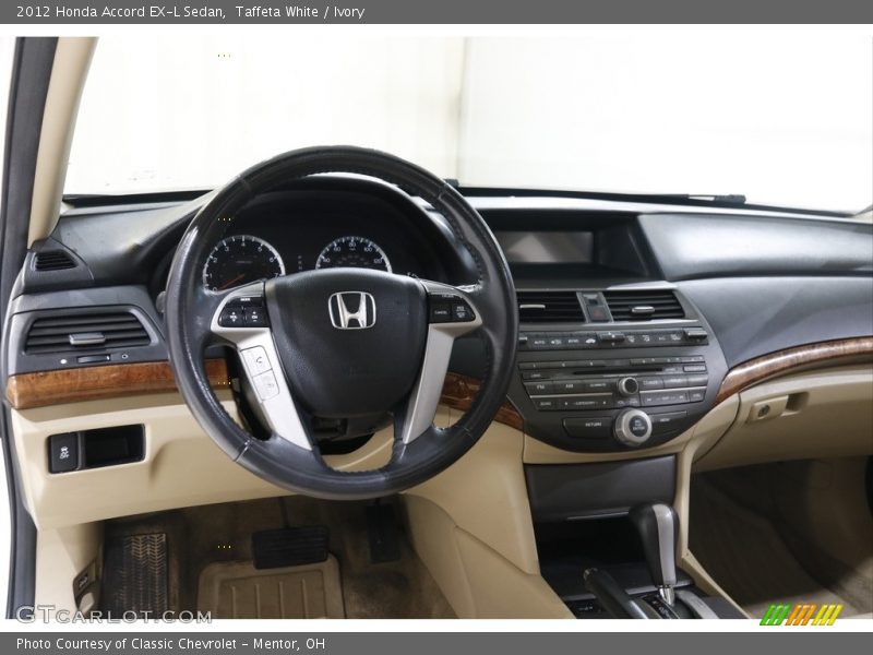Taffeta White / Ivory 2012 Honda Accord EX-L Sedan