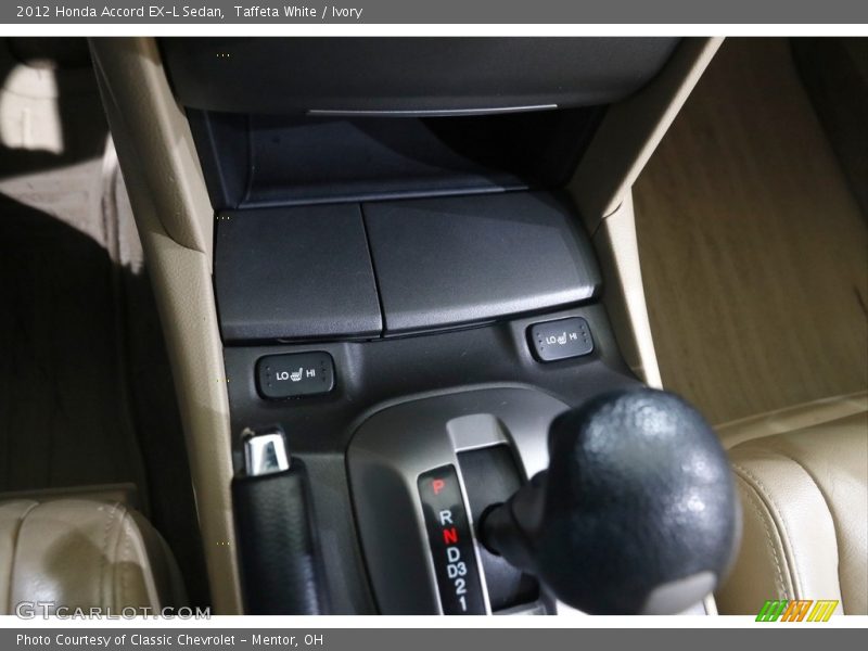 Taffeta White / Ivory 2012 Honda Accord EX-L Sedan