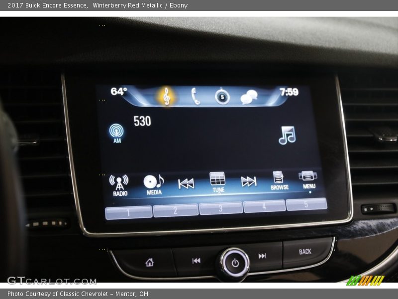 Winterberry Red Metallic / Ebony 2017 Buick Encore Essence