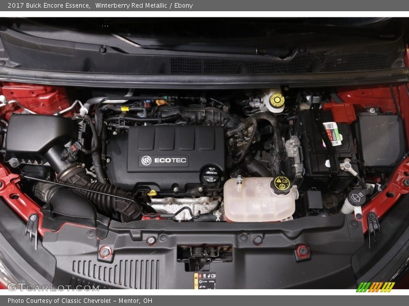  2017 Encore Essence Engine - 1.4 Liter Turbocharged DOHC 16-Valve VVT 4 Cylinder