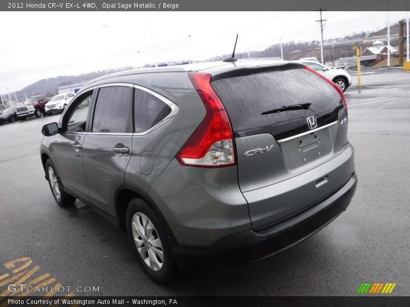 Opal Sage Metallic / Beige 2012 Honda CR-V EX-L 4WD