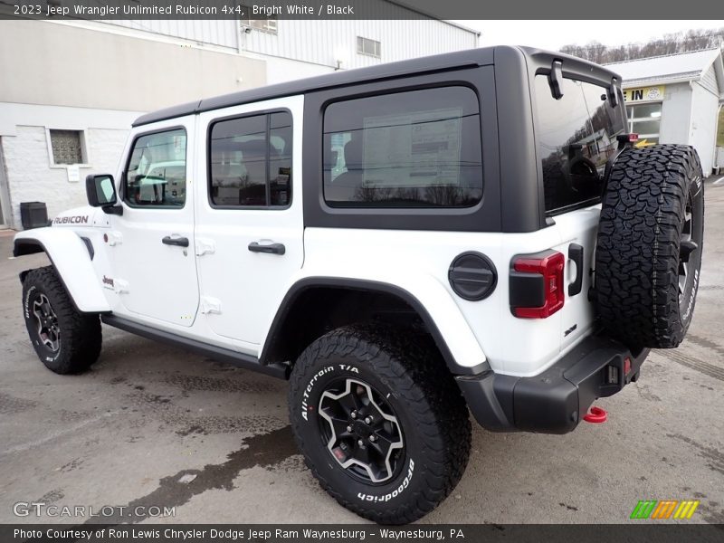 Bright White / Black 2023 Jeep Wrangler Unlimited Rubicon 4x4