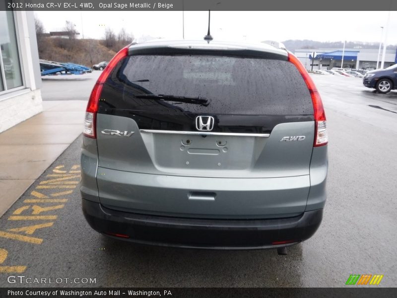 Opal Sage Metallic / Beige 2012 Honda CR-V EX-L 4WD