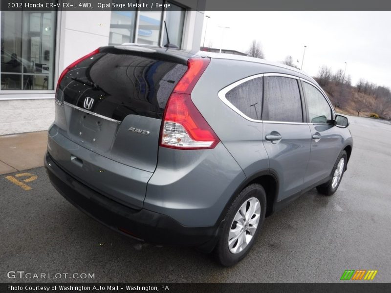 Opal Sage Metallic / Beige 2012 Honda CR-V EX-L 4WD