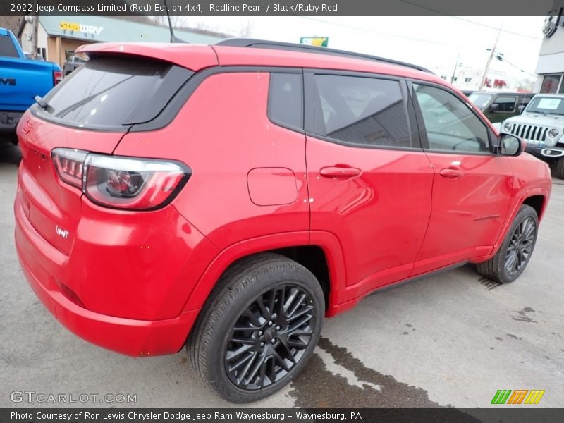 Redline Pearl / Black/Ruby Red 2022 Jeep Compass Limited (Red) Edition 4x4