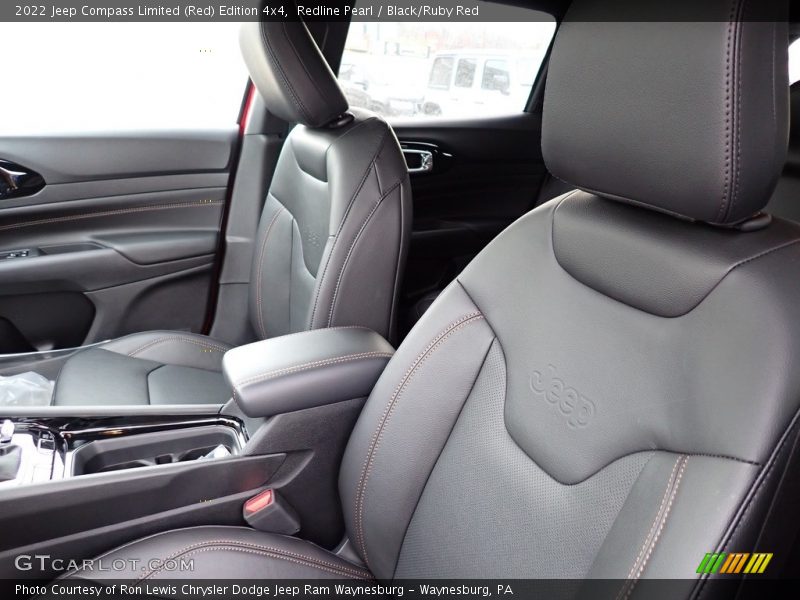 Front Seat of 2022 Compass Limited (Red) Edition 4x4